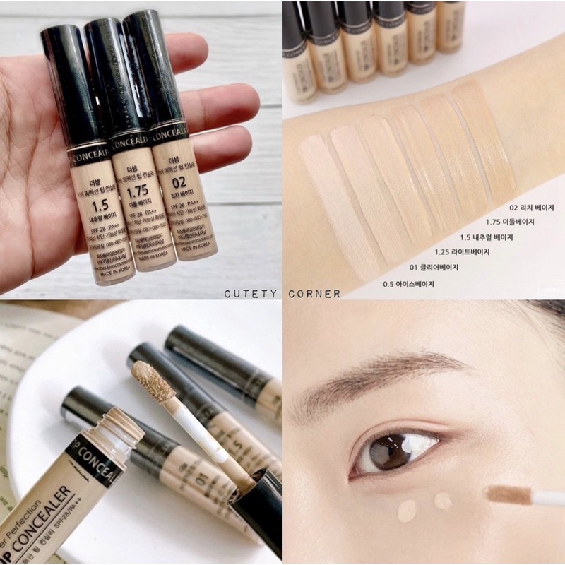 Kem che khuyết điểm The Saem Cover Perfection Tip Concealer (6.5g)