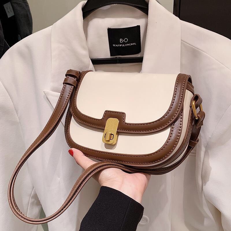 Túi xách nữ túi đeo chéo dáng bầu chất da cao cấp trơn bóng SMN425