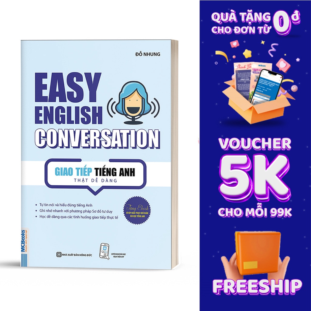 Sách - Easy English Conversation - Giao Tiếp Tiếng Anh Thật Dễ Dàng