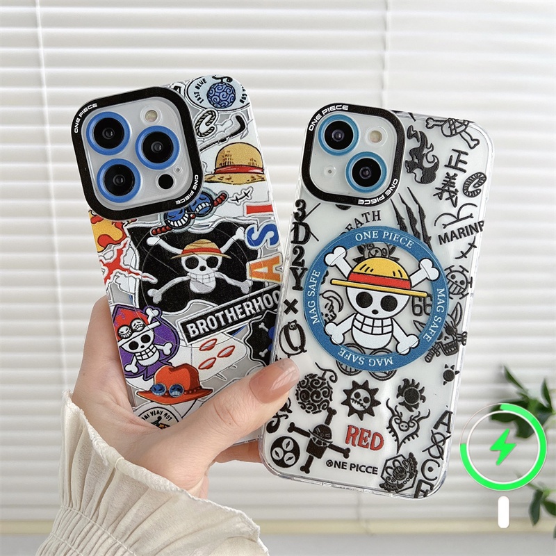 Ốp Điện Thoại iPhone 14 13 12 11 Pro max case ốp lưng điện thoại i phone 14 promax Dẻo Trong Suốt Họa Tiết Hoạt Hình One Piece Độc Đáo Cho ip 14 prm plus 13 12 11 pro max