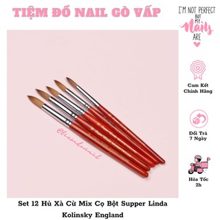 Cọ Đắp Bột Lông Chồn Supper Linda Kolinsky England - Hàng Xịn