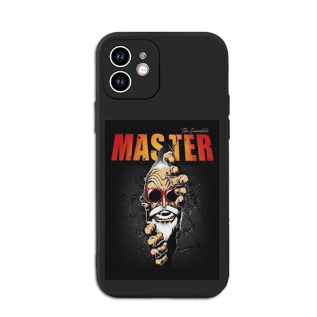 Ốp iphone vuông cạnh họa tiết Sư Phụ Rùa Master Roshi of Dragon Ball Z chất lượng viền dẻo vuông cạnh đủ mã 6-14 promax