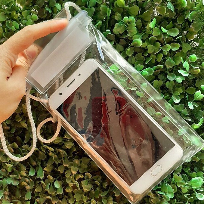 Túi chống nước bảo vệ điện thoại khi đi biển, bơi lội loại đẹp có phao nổi