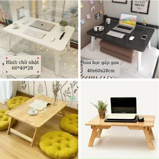 [FREESHIP] BÀN HỌC GỖ GẤP GỌN (60*40cm) - CHÂN NHỰA ABS 2022