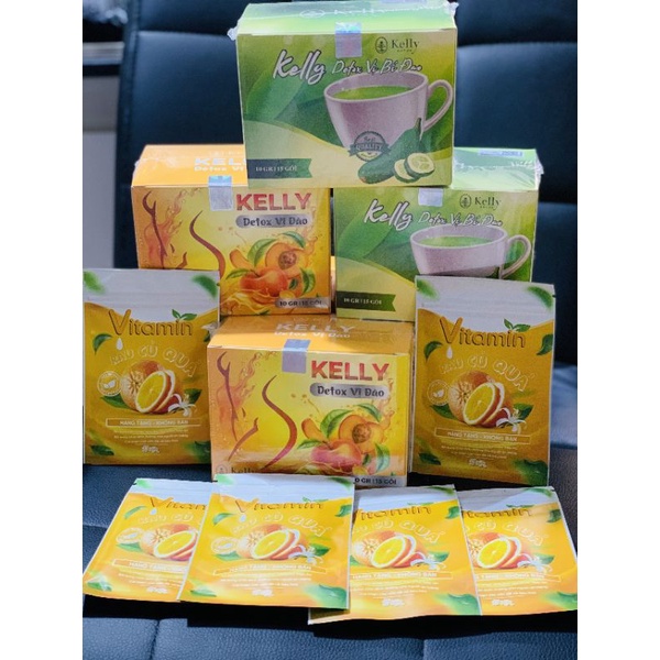 Trà Đào Kelly Detox giảm cân giảm mỡ ngọt ngào