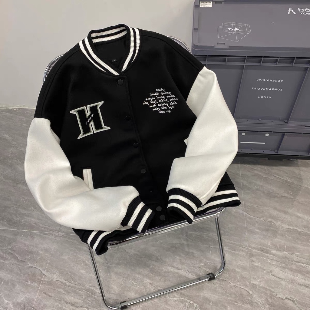 Áo Bomber nỉ H nhọn-6H2T