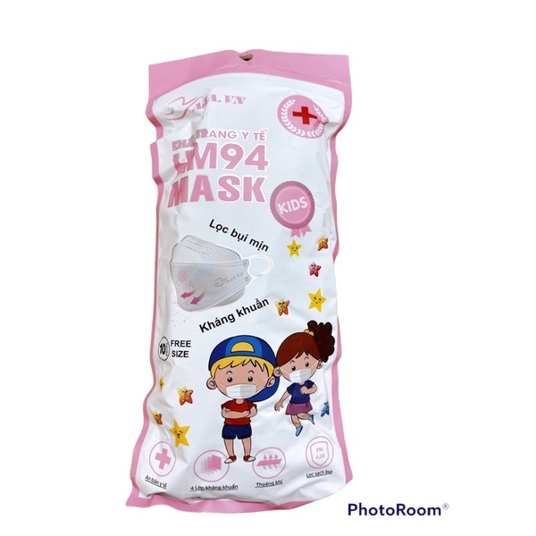 ✅ Khẩu trang 4D Kid tiêu chuẩn KF94 công nghệ Hàn Quốc cho bé  Giao màu ngẫu nhiên