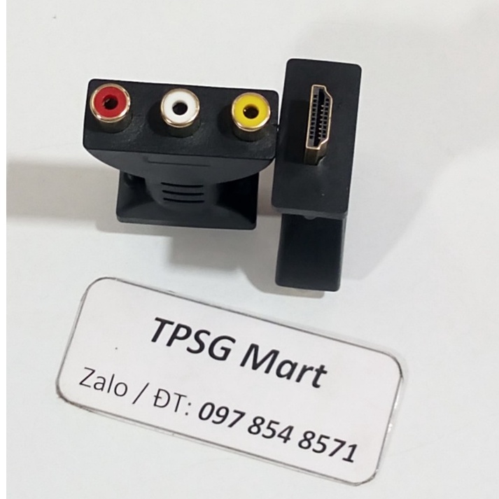 Đầu HDMI ra  3 AV  / Cáp HDMI ra 3 AV : 1.5m