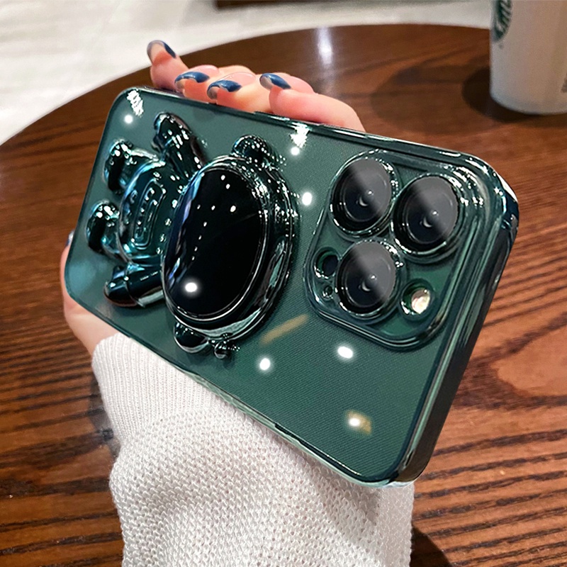 Ốp Điện Thoại Có Giá Đỡ Hình Phi Hành Gia Cho iPhone 12 11 pro max 12 mini