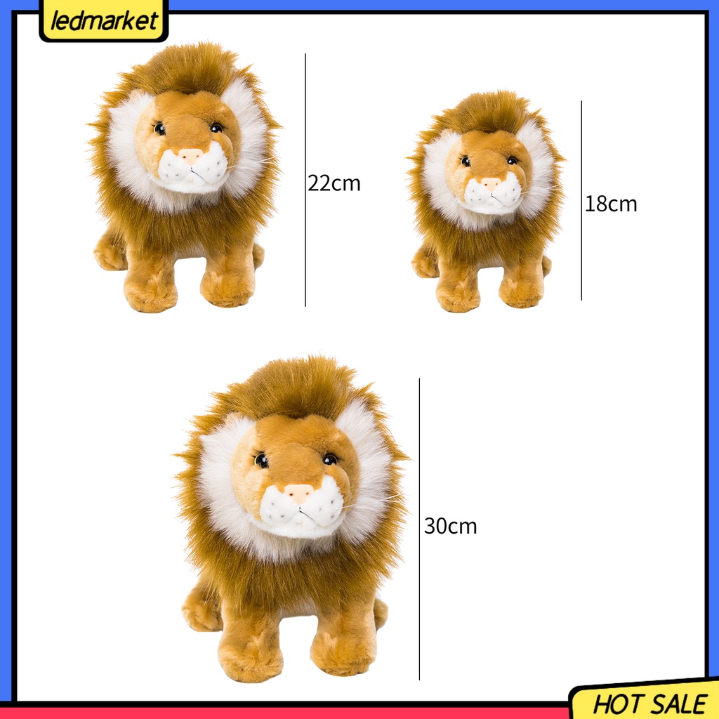 Đồ chơi nhồi bông hình sư tử đáng yêu thích hợp làm quà tặng cho bé