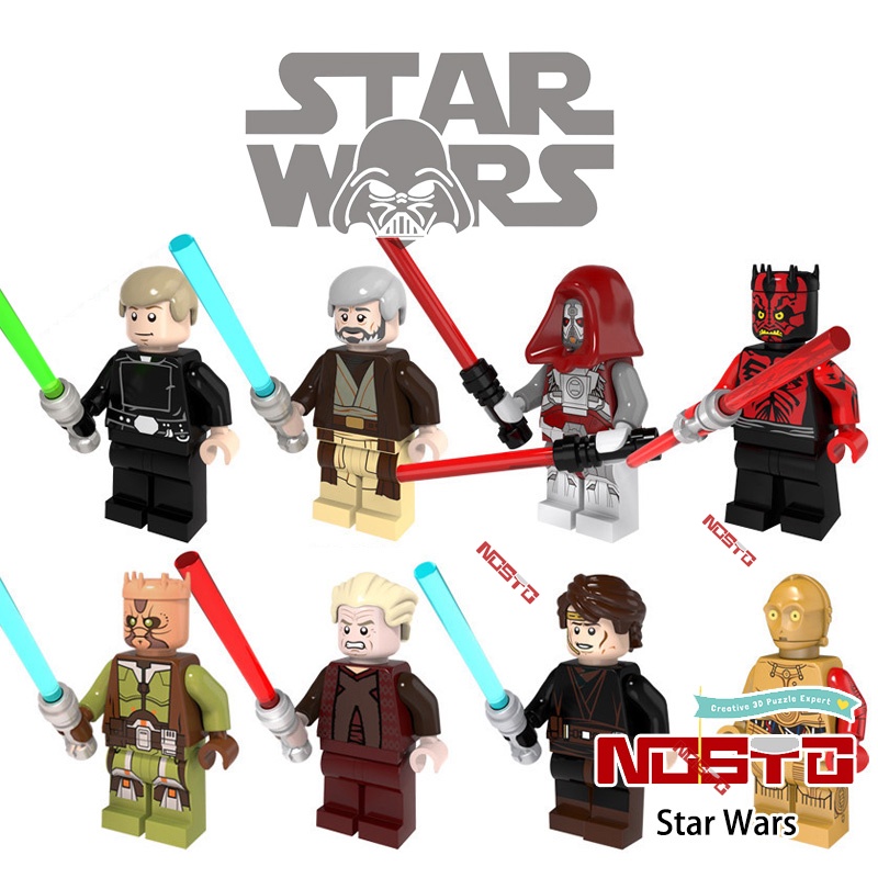 Mô Hình Đồ Chơi Nhân Vật Anakin Luke Skywalker Jedi Knight Darth Maul