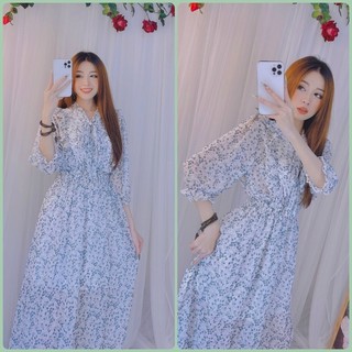 ĐẦM NƠ TIỂU THƯ voan lụa 2 lớp mềm mịn