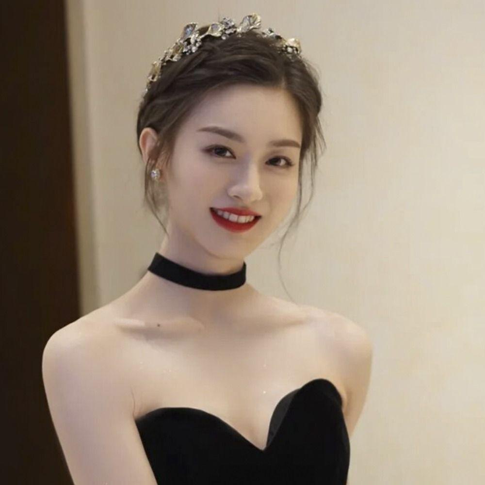 ANEMONE Băng Đô Cài Tóc Hình Chiếc Lá Phong Cách Hàn Quốc Cho Nữ