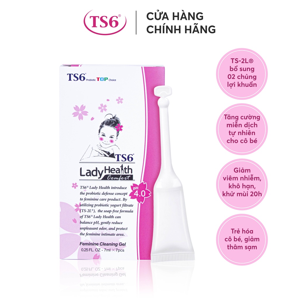 Gel đặt phục hồi bổ sung lợi khuẩn TS6 giảm khô hạn, ngăn ngừa tái viêm