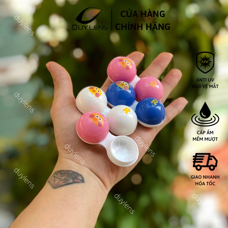 Khay đơn đựng kính áp tròng - Hộp đựng lens mắt cute giá sỉ