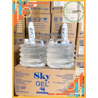 Gel siêu âm, gel lạnh triệt lông sky ml màu trắng