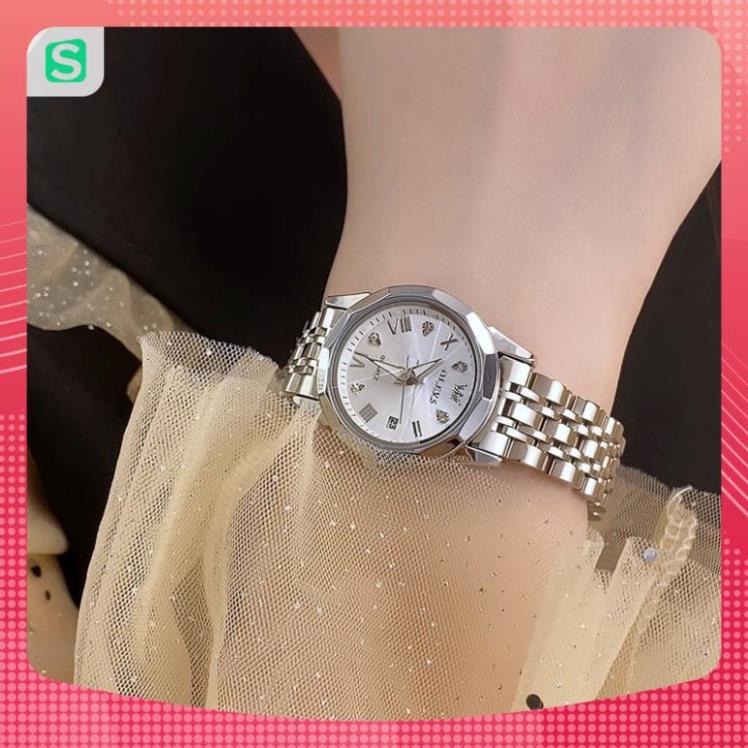 OLEVS 9931 Đồng hồ nữ chính hãng Dây đeo bằng thép không gỉ Lịch có chức năng phát sáng chống vô nước