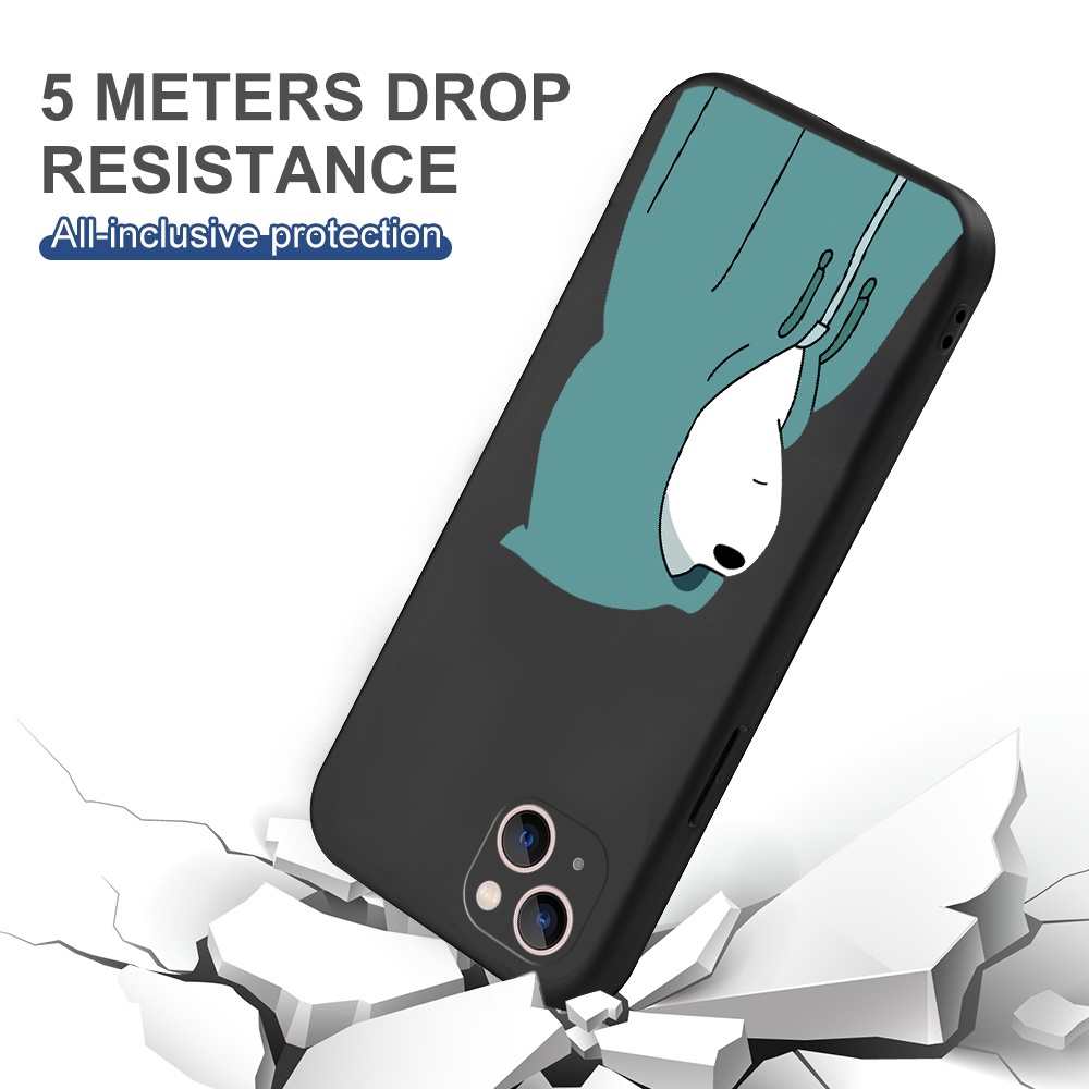 Ốp Điện Thoại Silicon Mềm Họa Tiết Hoạt Hình Cho iPhone 14 Pro Plus Max 13 12 11 mini Pro Max XS XR X 7 8 SE 6 6S mini Pro