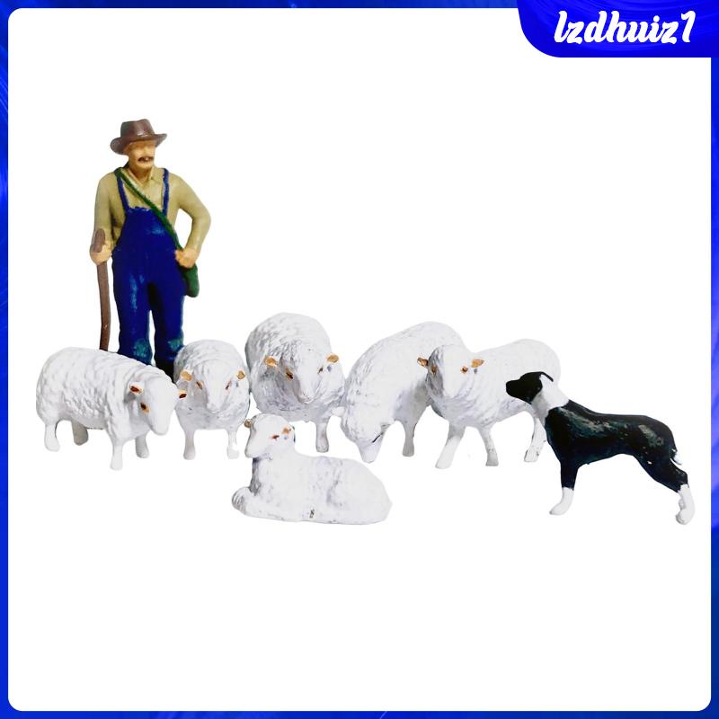 Mô Hình Tượng Nông Trại Tỉ Lệ 1 / 64 Bằng Nhựa Resin