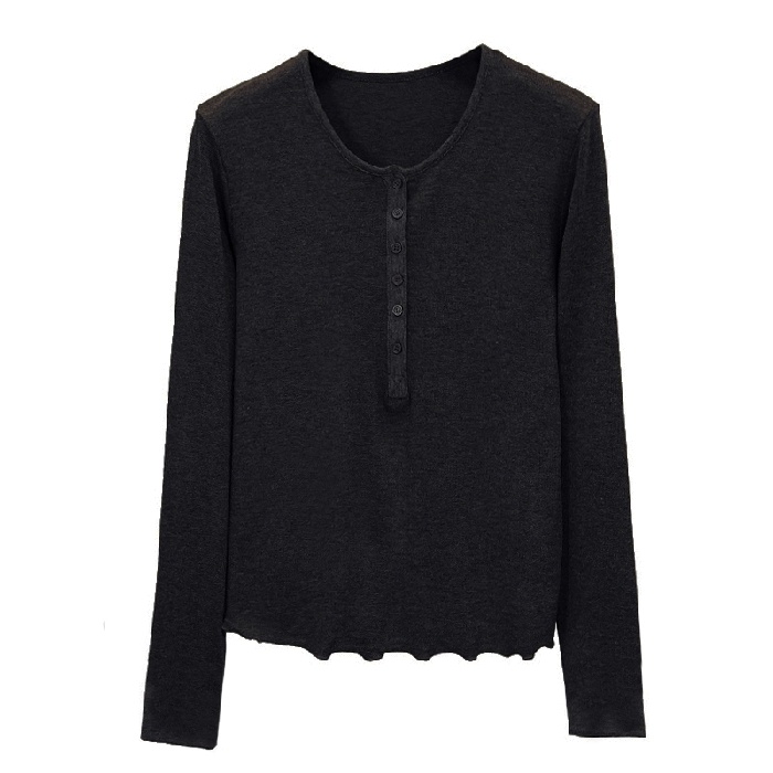 NRVP Áo Thun Nữ Dài Tay Dáng Rộng In Hình Phong Cách Hàn Quốc Kiểu Mới