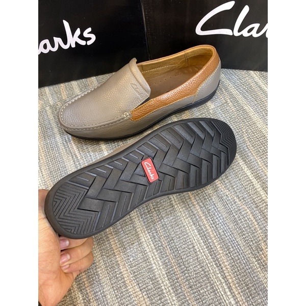 Giày mọi nam Clarks Thái Lan chính hãng 100% da thật