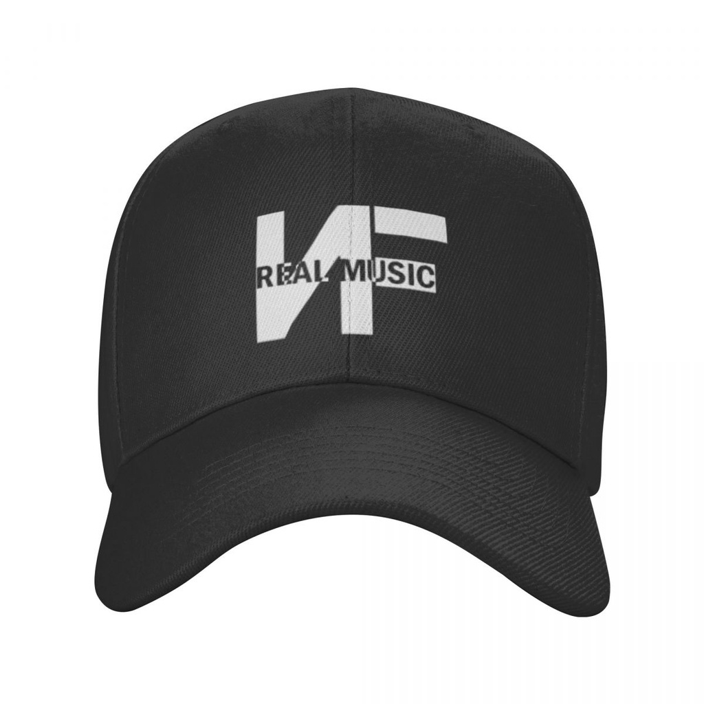 Mới Có Sẵn Nf Real Music Mũ Bóng Chày Nam Nữ Thời Trang Polyester Màu Trơn Cong Vành Mũ Unisex Golf 