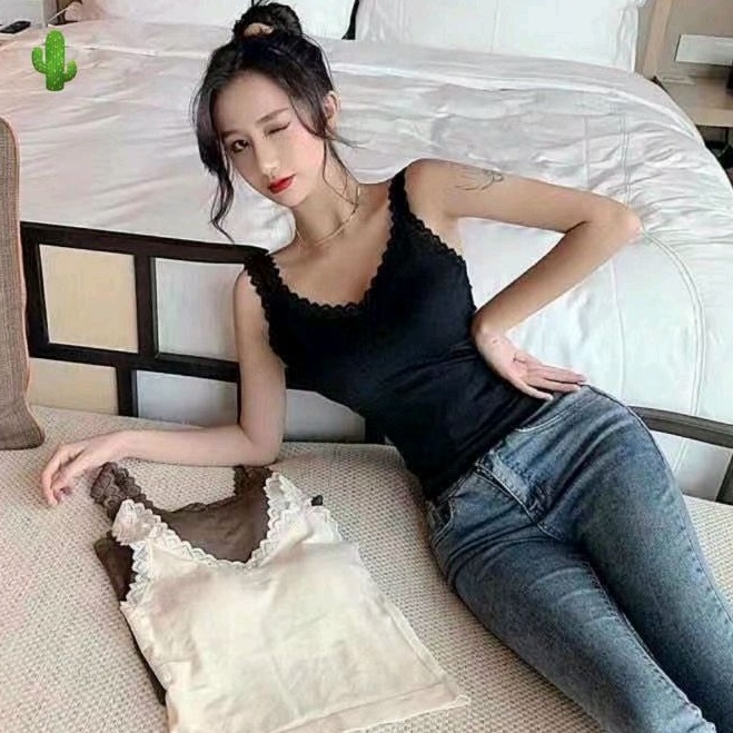 Áo 2 Dây Có Đệm Ngực Lưng Chun Quảng CHÂU