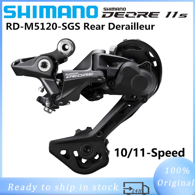 Bộ Đề Sau Xe Đạp Leo Núi Shimano DEORE M5120 SGS RD-M5120 10s 11s MTB SHADOW 2 * 11 Tốc Độ 11s 11v M5100 M7000