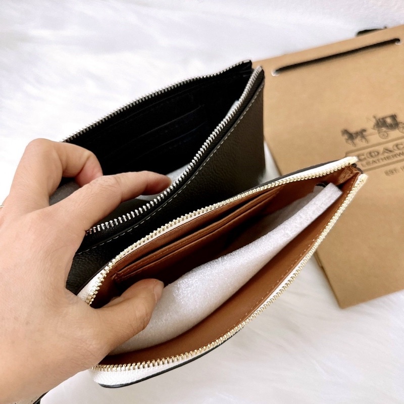 📛RẺ VÔ ĐỊCH📛VÍ C 1 NGĂN CORNER ZIP NỨ