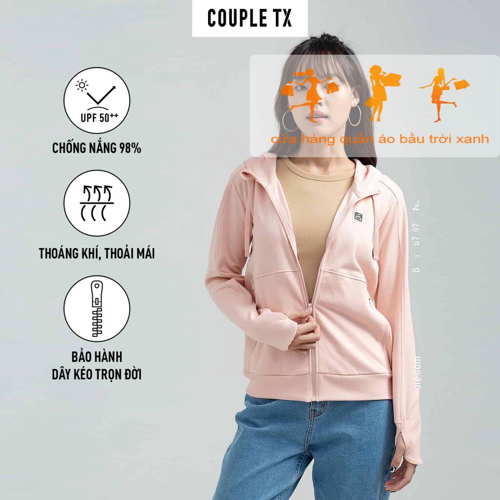 Chất lượng rất tốt được nhập từ Quảng ChâuÁo Khoác Chống Nắng Nữ Couple TX Phối Lưới Thoáng Khí WOK 2022