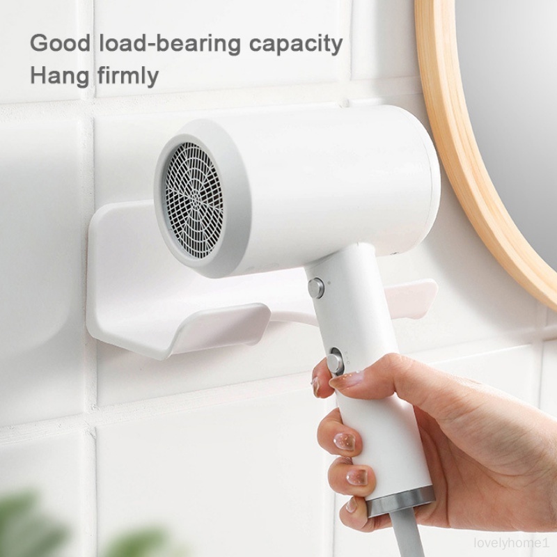 Giá Treo Máy Sấy Tóc Gắn Tường Thiết Kế Đơn Giản Tiện Dụng Cho Nhà Tắm