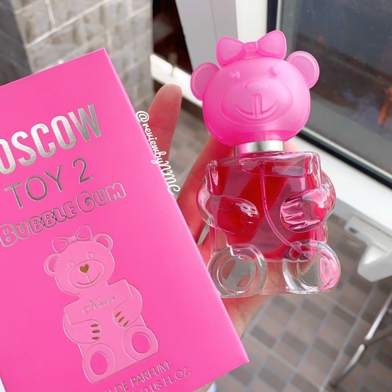 Nước Hoa Moscow Toy 2 Gấu Hồng chai 30ml hương kẹo ngọt đáng yêu.