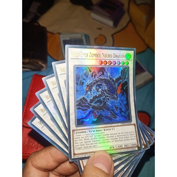 [KN yugioh shop] thẻ bài: Red-Eyes Zombie Necro Dragon - GFP2-EN133 - Ultra Rare 1st Edition