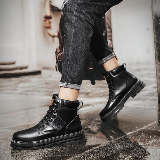 Giày Boot Nam Đế Khâu Màu Vàng và Màu Đen EST GN391 - GN392