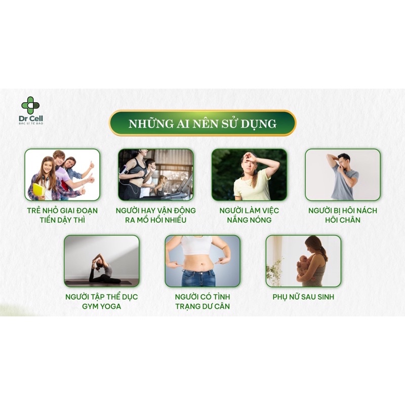 Sạch hôi nách làm sạch mồ hôi, khử mùi thên tự tin Dr.cell 10ml SAN03