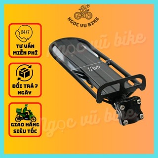 Giá đèo hàng gắn cọc yên xe đạp thể thao ốc vít