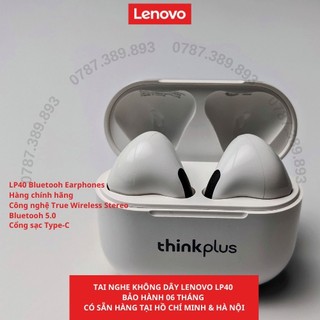 Tai nghe bluetooth Lenovo LP40 ,tai nghe không dây Bluetooth 5.0 chất lượng âm thanh trầm tuyệt vời tích hợp micro