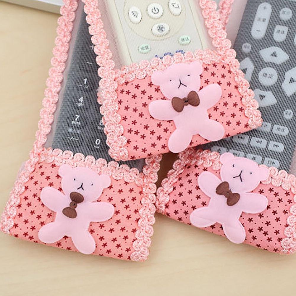 Vỏ Bọc Điều Khiển TV / Máy Lạnh Chống Bụi Hình Gấu Dễ Thương