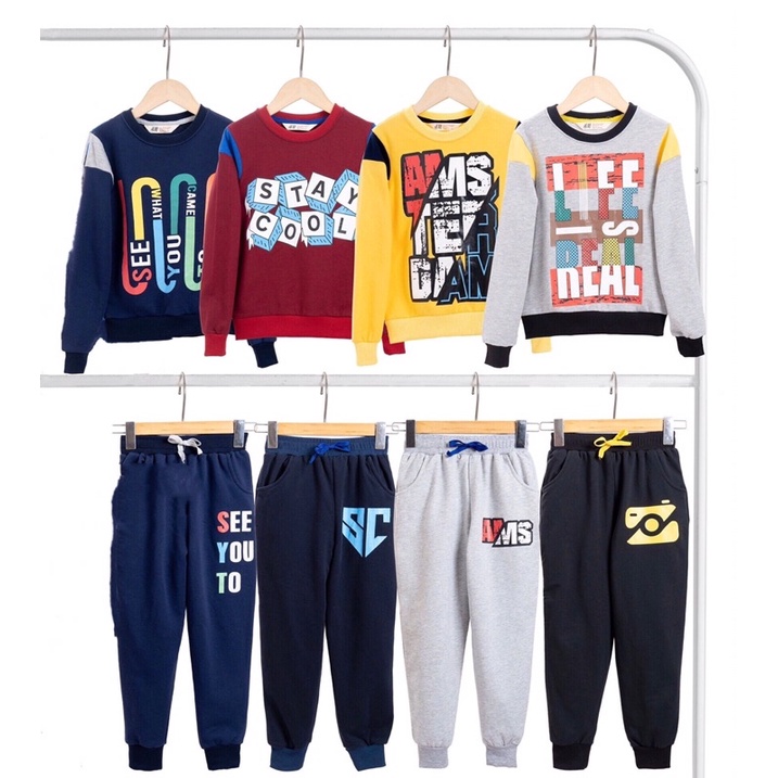 🚗 Bộ da cá Hàng xuất H&M bé trai từ 20-60kg