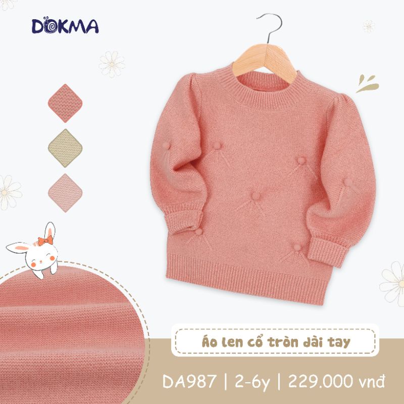 Áo len bé gái DA987