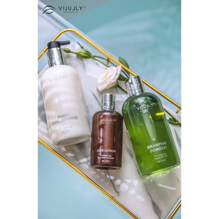 Combo dầu gội dầu xả tinh dầu bưởi Vi Jully