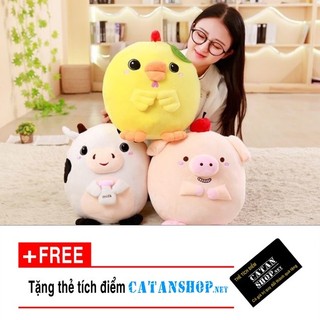 Gối mền 12 con giáp 3 trong 1, bộ chăn gối văn phòng, nỉ nhung cực mịn, gấu bông kèm mền….. GD124-GM12Giap