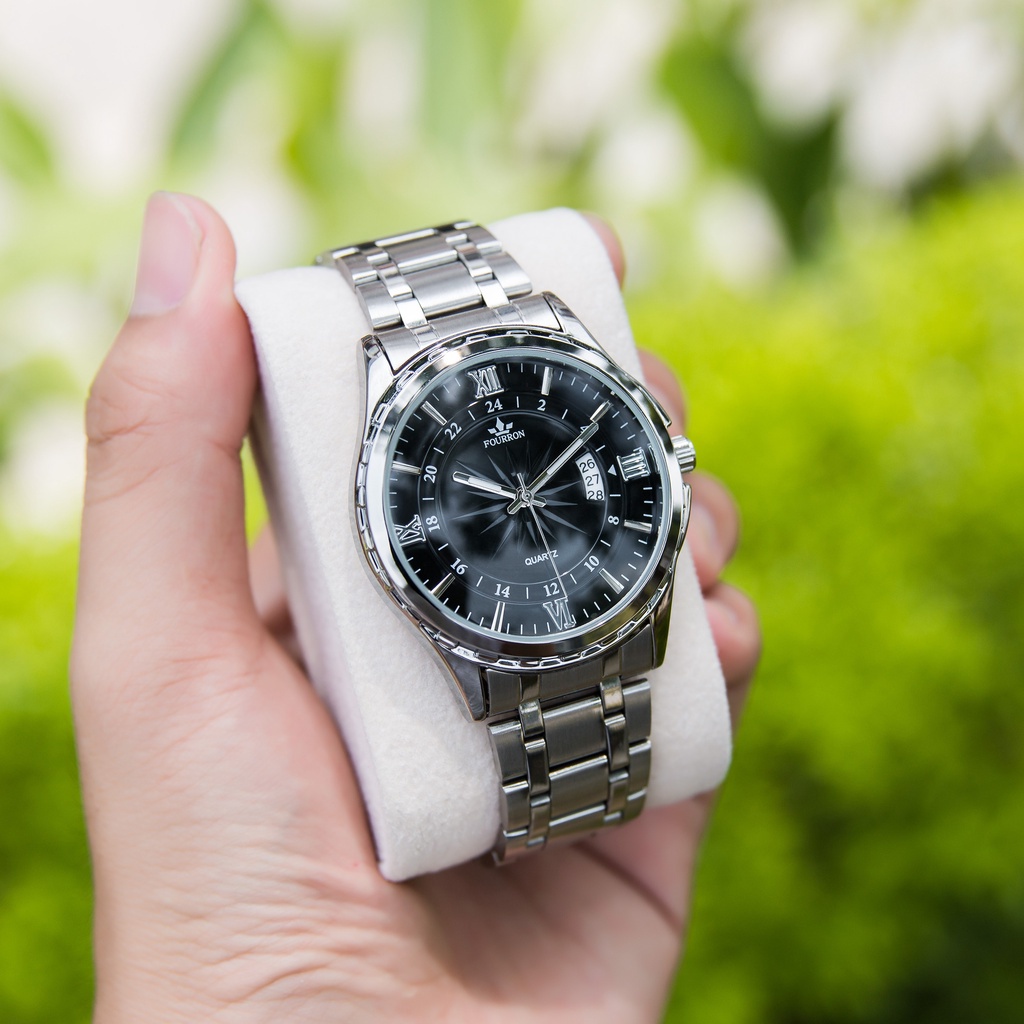 Đồng hồ nam Skmei dây kim loại có lịch ngày chống nước 3ATM size 40mm bảo hành 24 tháng