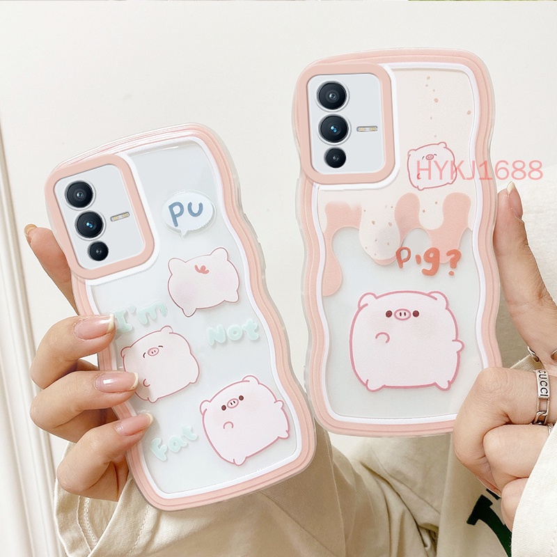 Ốp lưng Vivo V23 5G Ốp lưng Điện Thoại tpu Gợn Sóng Đơn Giản Cho Vivo V23 5G