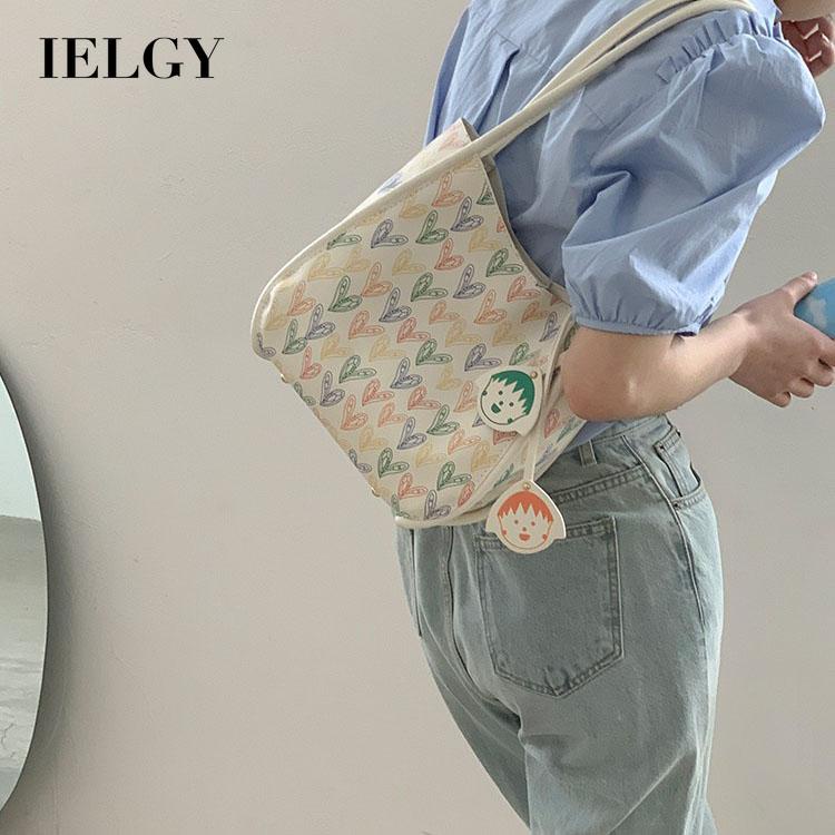 Túi Đeo Vai Sức Chứa Lớn Họa Tiết Hoạt Hình Cho Nữ