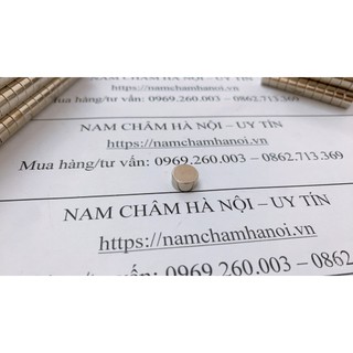 Nam châm viên trắng 10x5mm