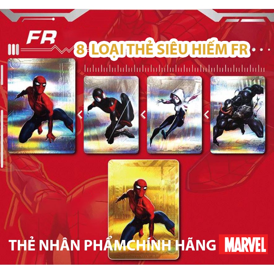 Chính hãng thẻ bài sưu tập spider man maximum venom người nhện đa vũ trụ - ảnh sản phẩm 5