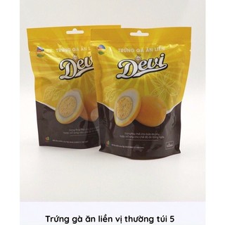 Túi 10 quả trứng gà ăn liền Devi