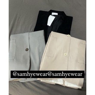 Áo blazer cúc xẻ sau by Samhyewear