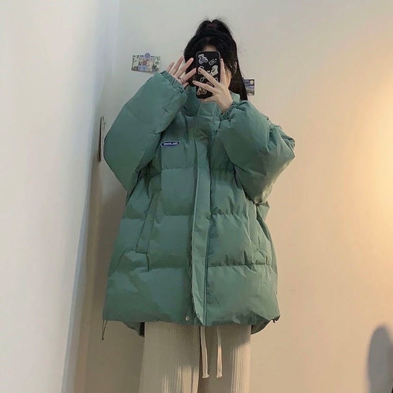 Áo khoác phao béo ba màu hot cả nam nữ đều mang đẹp